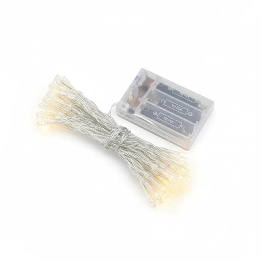 led lights white background