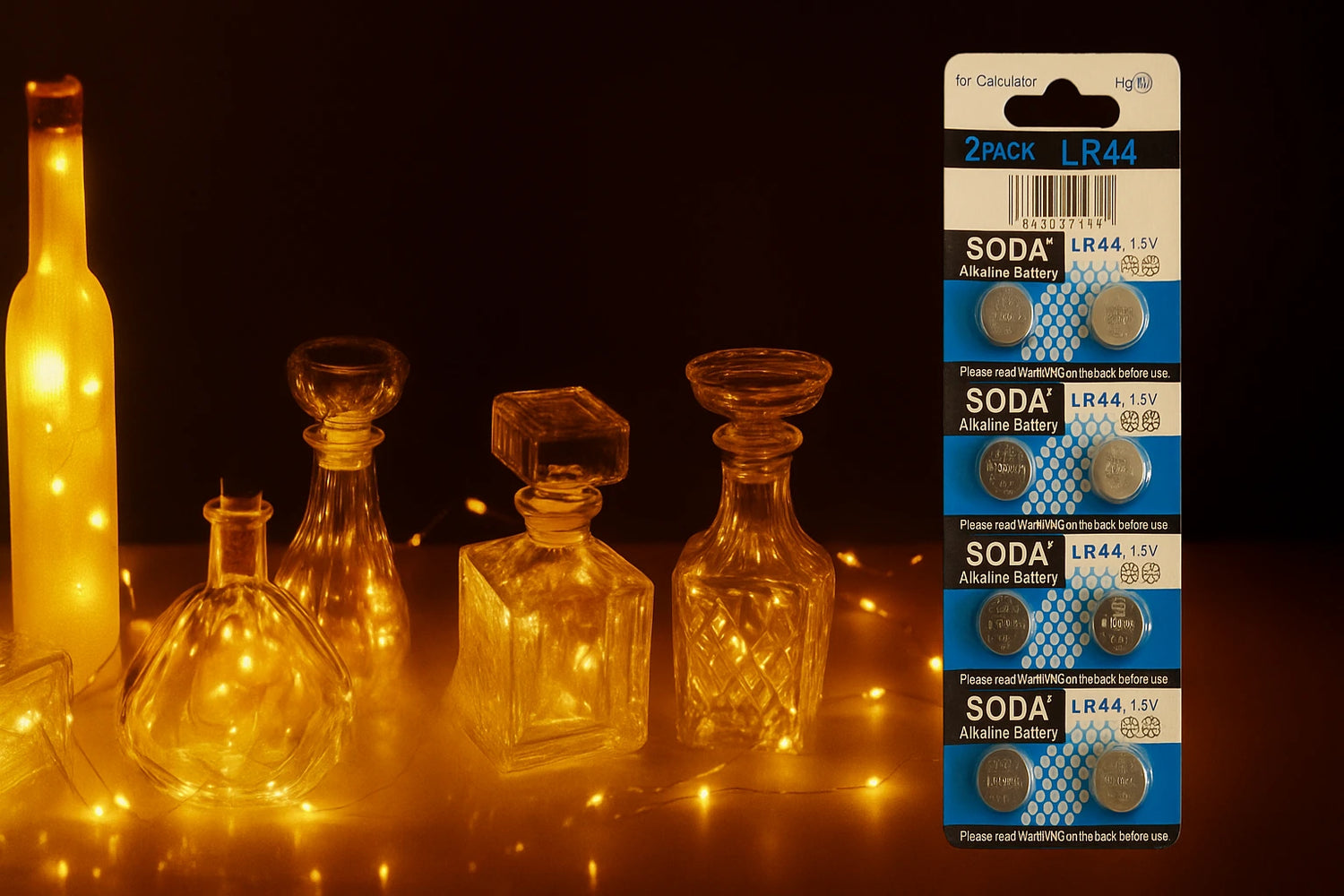 free battery pack offer when you buy 2 sets of 10pack of cork lights