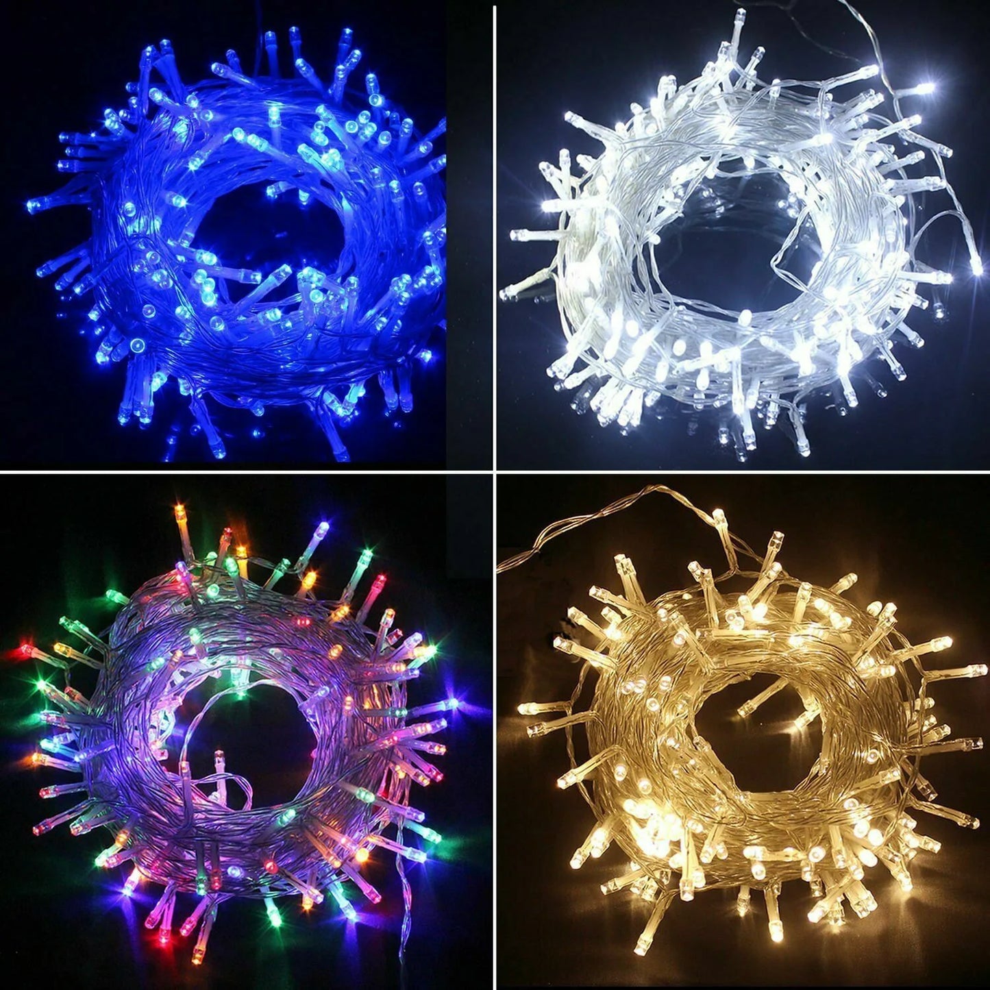 100 LED 10M Fairy Lights Indoor & Outdoor