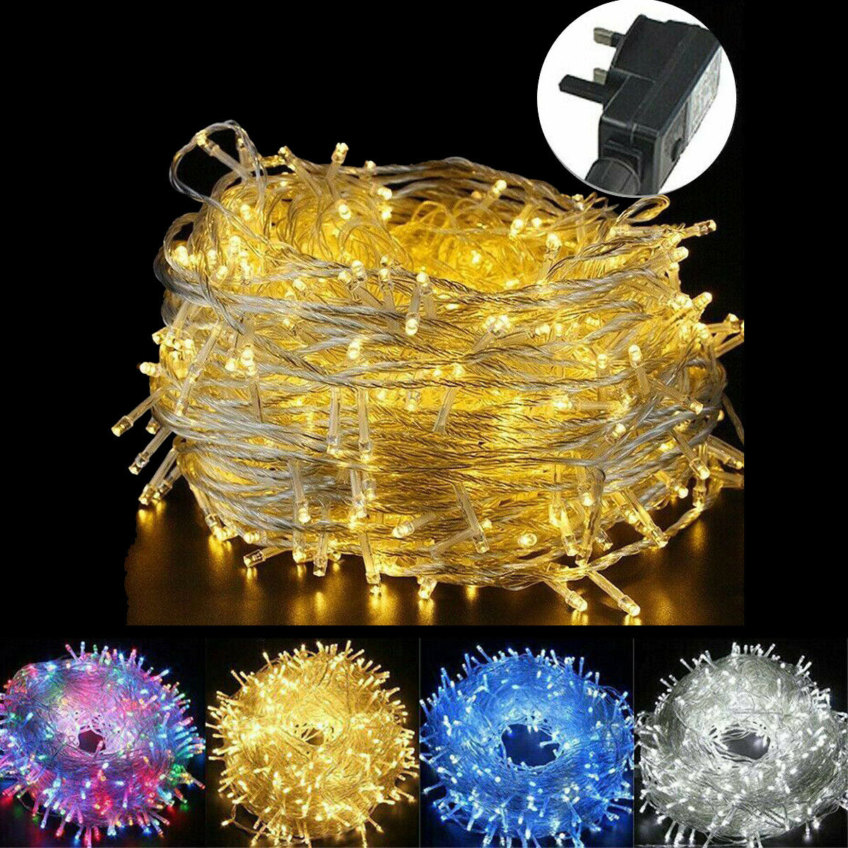 Plug in Fairy Lights 10M to 50M Free Delivery! Super Led Lights