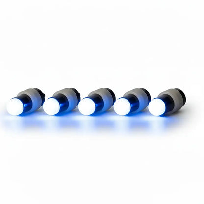 5-pack blue mini party LED lights