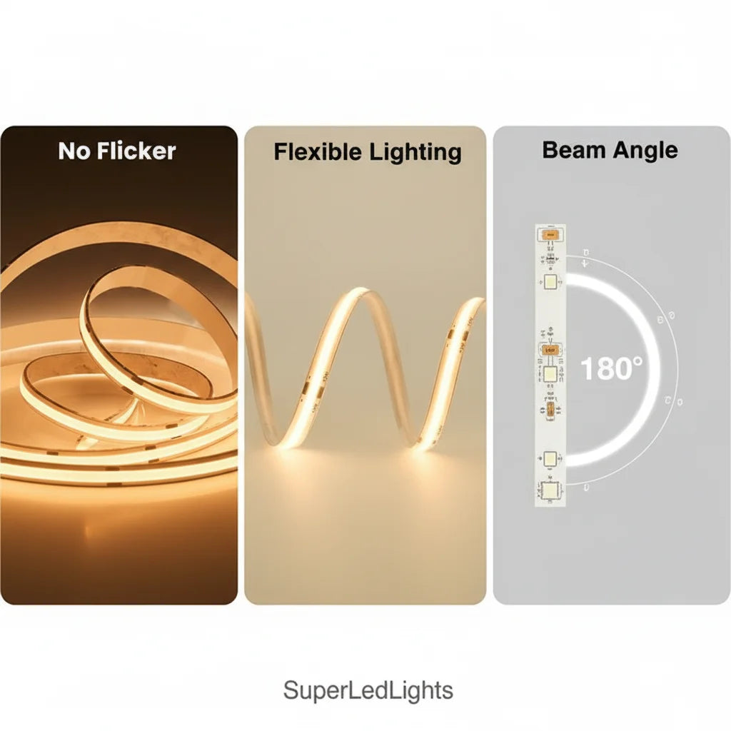 Amazon-style LED infographic 2 - Vertical sections