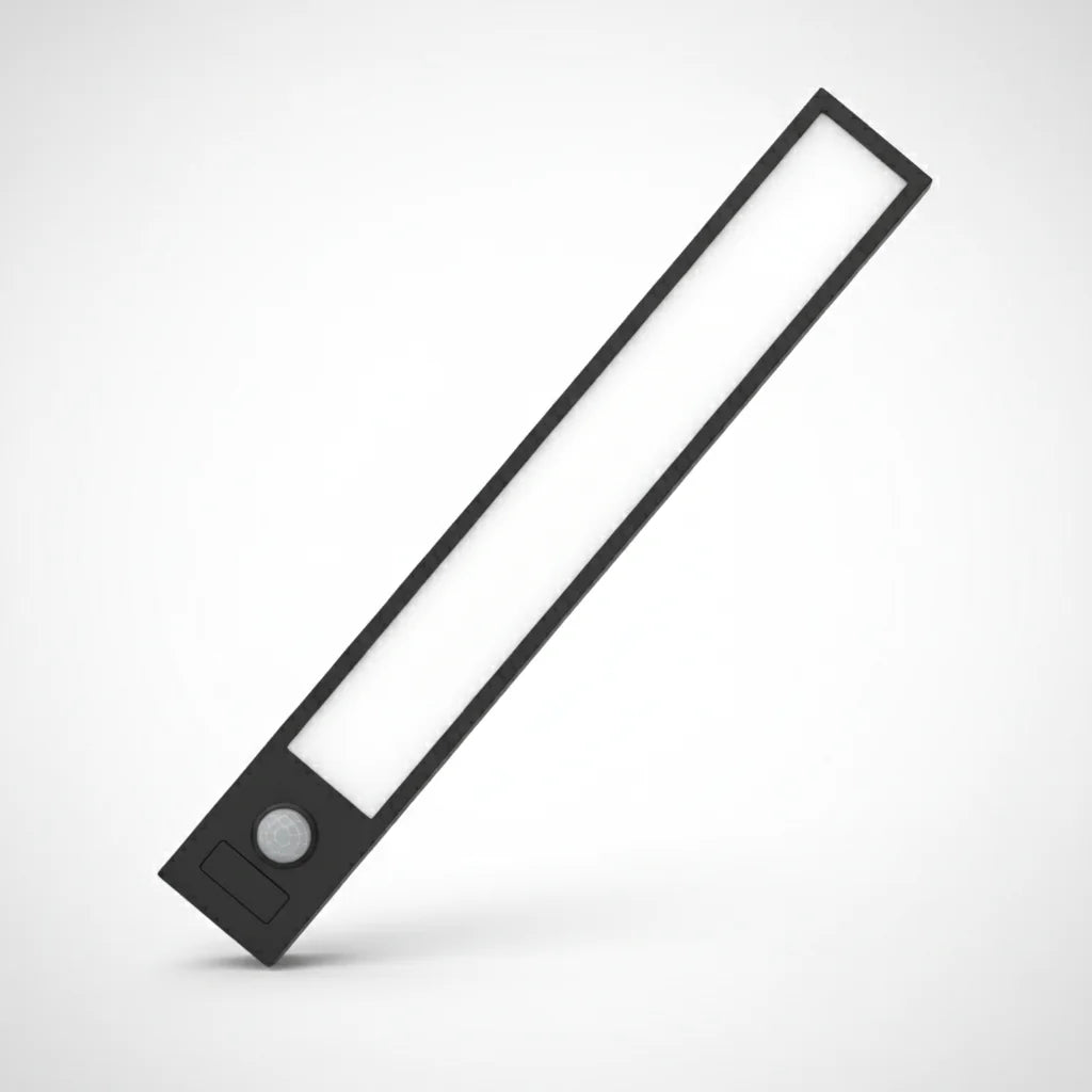 Black LED light 3D rendering - Shopify product