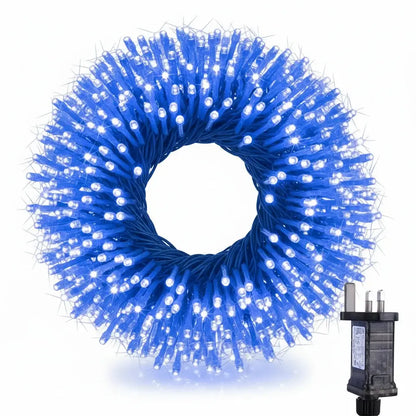 Blue LED fairy lights