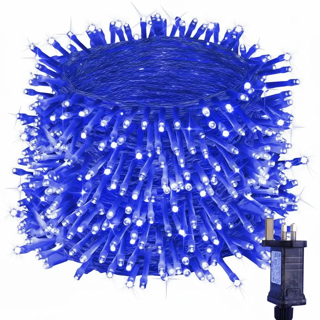 Blue LED fairy lights