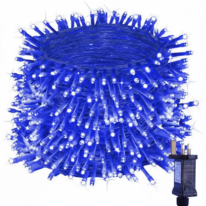 Blue LED fairy lights