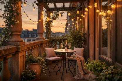 Festoon Lights - Balcony Terrace