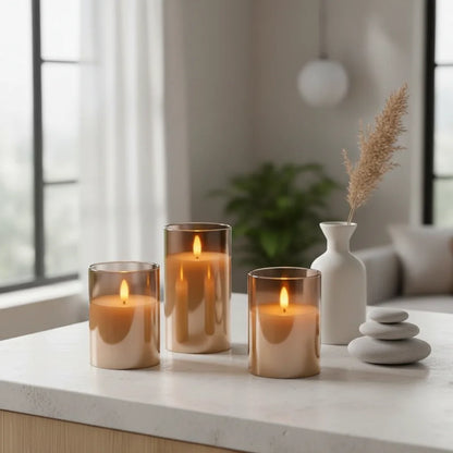 LED flameless candles new composition