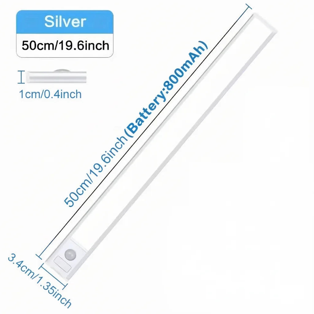 LED light product - square format with blue text