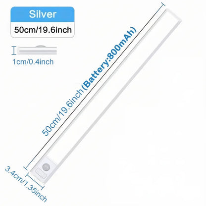 LED light product - square format with blue text