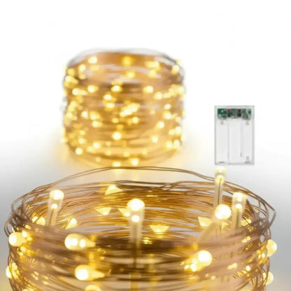 Extreme macro close-up of LED bulbs