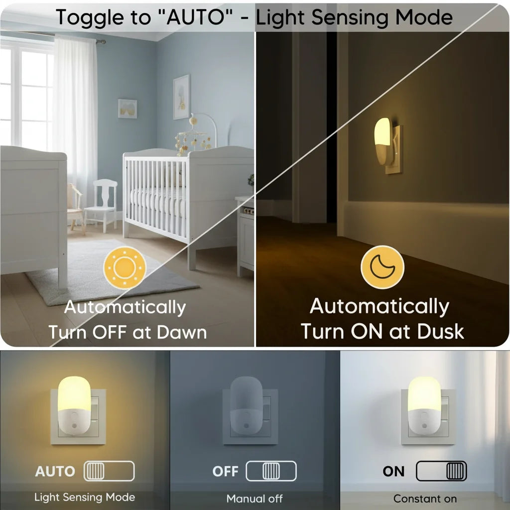 Night Light Infographic - Nursery