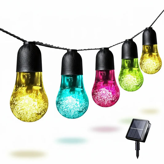 Colourful solar garden lights decorative bulbs product