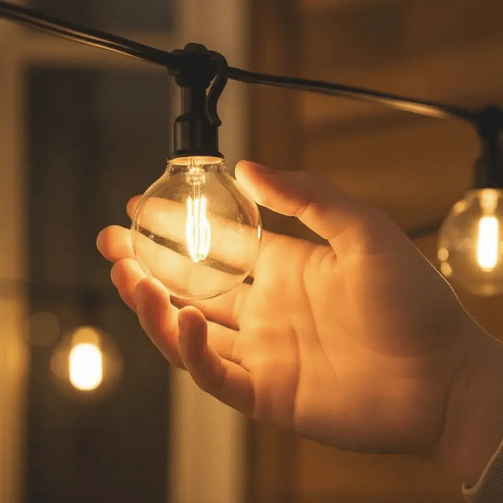 Safe touch led bulb clean