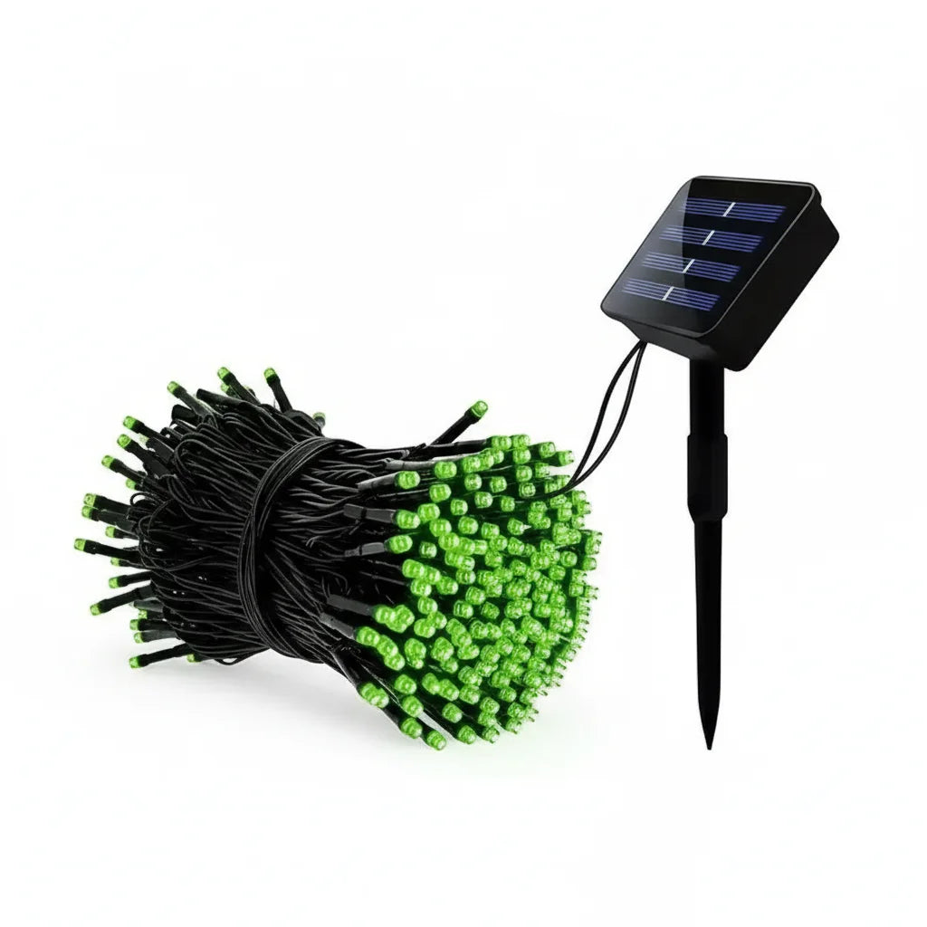 Solar led lights 3d rendering
