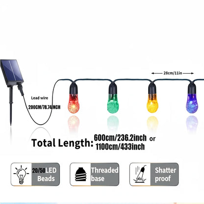 solar string lights professional specifications layout