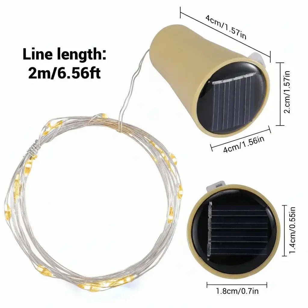 Botella Solar Solar Powered Bottle Lights Outdoor Glow – Super Led Lights