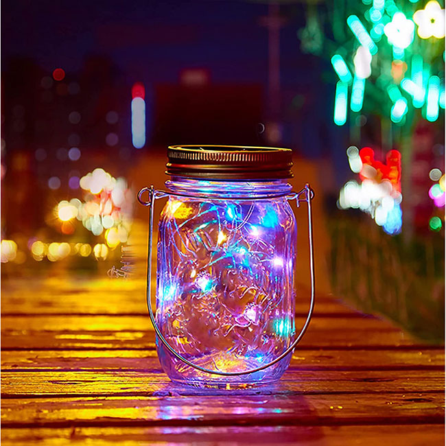 Led Lighted Mason Jar Lid Hanging Solar Mason Jar Lid Lights Led