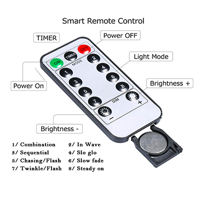 50 LED - 5M Micro Battery Fairy Lights With Remote Control